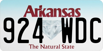 AR license plate 924WDC