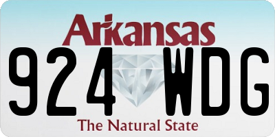 AR license plate 924WDG