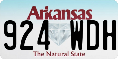 AR license plate 924WDH