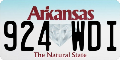 AR license plate 924WDI