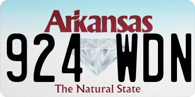 AR license plate 924WDN