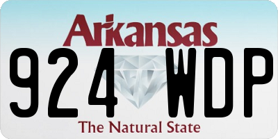 AR license plate 924WDP