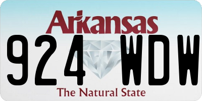 AR license plate 924WDW