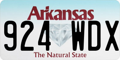 AR license plate 924WDX