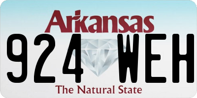 AR license plate 924WEH