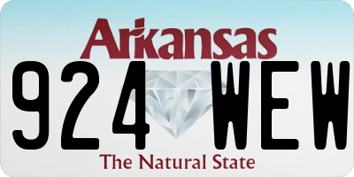 AR license plate 924WEW