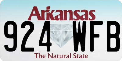 AR license plate 924WFB