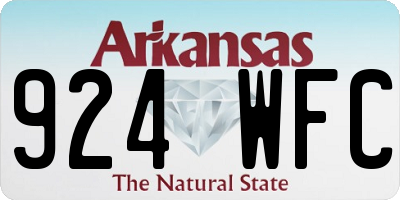 AR license plate 924WFC