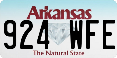 AR license plate 924WFE