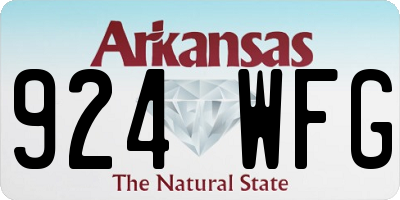 AR license plate 924WFG