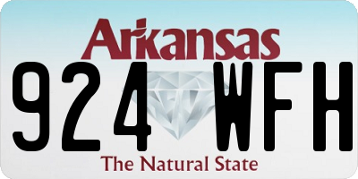 AR license plate 924WFH