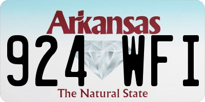 AR license plate 924WFI