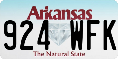 AR license plate 924WFK