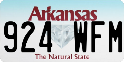 AR license plate 924WFM
