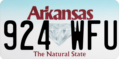 AR license plate 924WFU