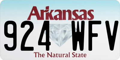 AR license plate 924WFV