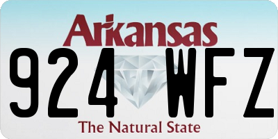AR license plate 924WFZ