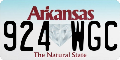 AR license plate 924WGC