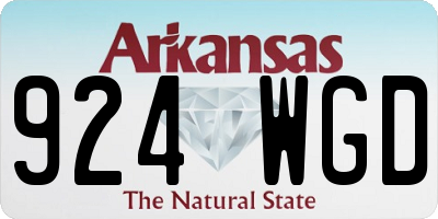 AR license plate 924WGD