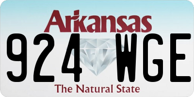 AR license plate 924WGE