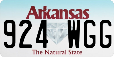 AR license plate 924WGG
