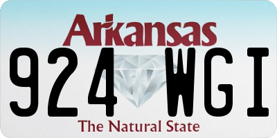 AR license plate 924WGI