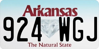 AR license plate 924WGJ