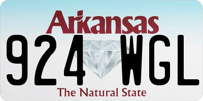 AR license plate 924WGL