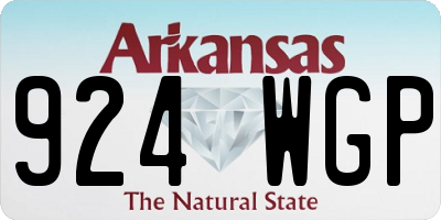AR license plate 924WGP