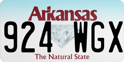 AR license plate 924WGX