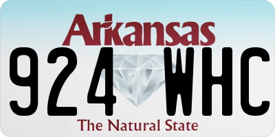 AR license plate 924WHC