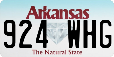 AR license plate 924WHG