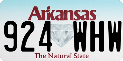 AR license plate 924WHW
