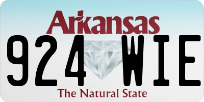 AR license plate 924WIE