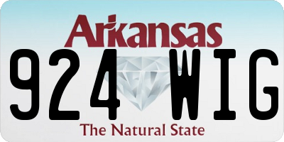 AR license plate 924WIG