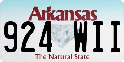 AR license plate 924WII