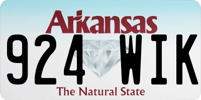 AR license plate 924WIK