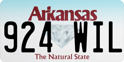 AR license plate 924WIL