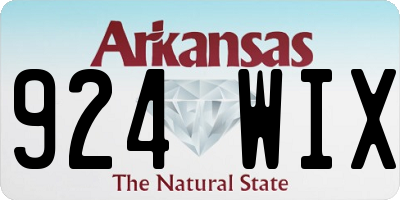 AR license plate 924WIX