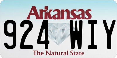 AR license plate 924WIY