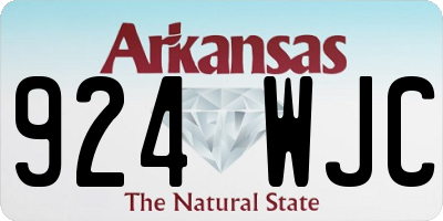 AR license plate 924WJC
