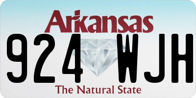 AR license plate 924WJH