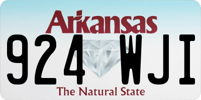 AR license plate 924WJI