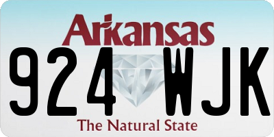 AR license plate 924WJK