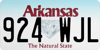 AR license plate 924WJL