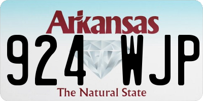 AR license plate 924WJP