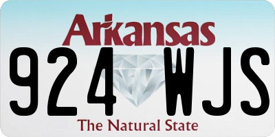 AR license plate 924WJS