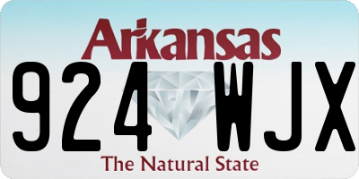 AR license plate 924WJX