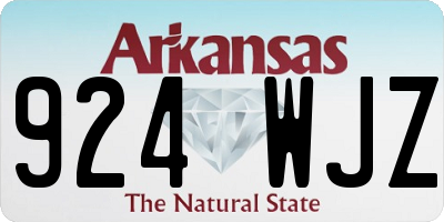 AR license plate 924WJZ