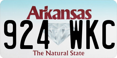 AR license plate 924WKC